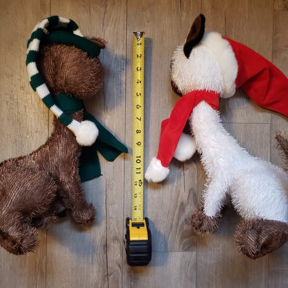 PAIR OF VINTAGE AMERICAN GREETINGS TWISTED WHISKERS CHRISTMAS CATS - Picture 2 of 4